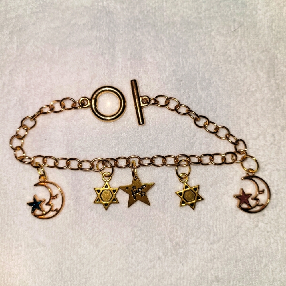 Moon and Star Bracelet